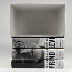 Complete Works of Primo Levi 2015 Hardcover DJ Slipcase 3 Volumes