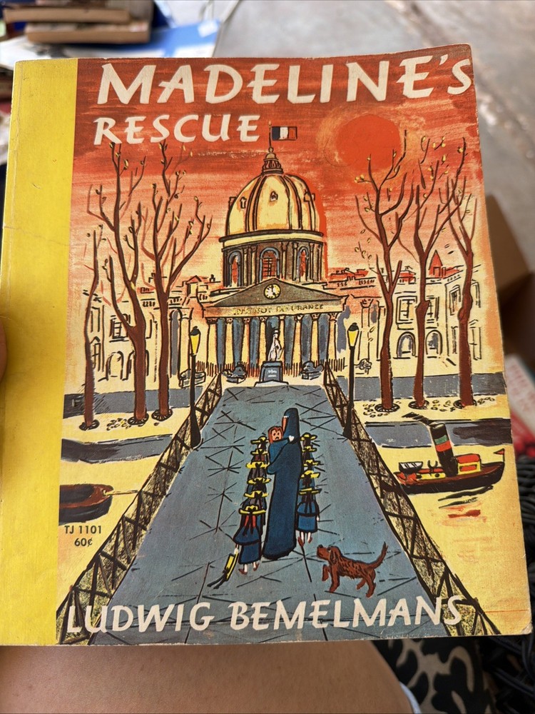 Vintage Scholastic Book Madeline’s Rescue Paperback 1967