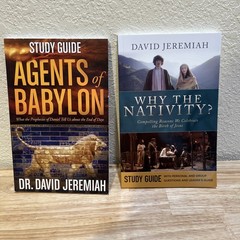 6 Dr. David Jeremiah Hardback Books & 6 Paperback Study Guides