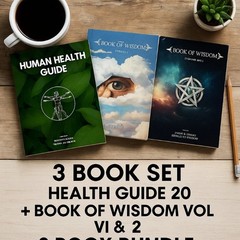3 Book Bundle – Health Guide 20 + Book of Wisdom Vol 1 & 2 by Harry B. Joseph