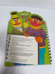 Sesame Street Wipe-Off Book Ernie Bert Big Bird Vintage CTW Activity