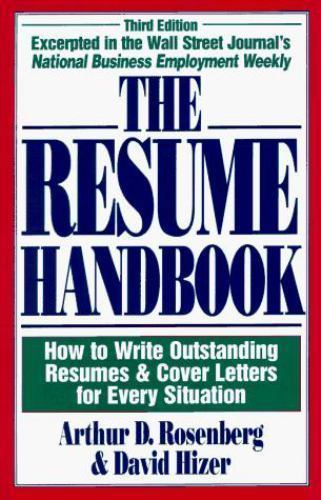 Resume Handbook (3rd), TBD, Adams Media, Good Book