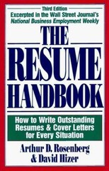 Resume Handbook (3rd), TBD, Adams Media, Good Book