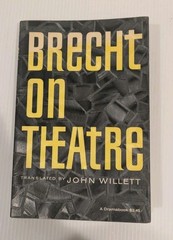 RARE Brecht on Theatre, John Willett 1964 Hill & Wang TRUE 1st Ed Textured Cover