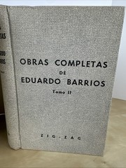 Obras Completas de Eduardo Barrios 2 Volumes Hardcover – VG