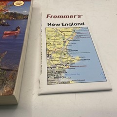 Frommer’s New England 2006 Paul Karr Maroon PB Travel Guide Map USA Illustrated