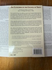 Catechism Of The Council Of Trent Baronius Press With Tabs