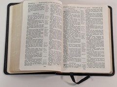 Cambridge Cameo Holy Bible KJV French Morocco Leather India Paper Vintage 1972
