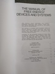 The Manual Of Free Energy Devices & Systems Volume II – Loose Page Photo-Copy