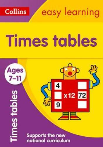 Collins Easy Learning Age 7-11 Â? Times Tables Ages 7-11 – ACCEPTABLE