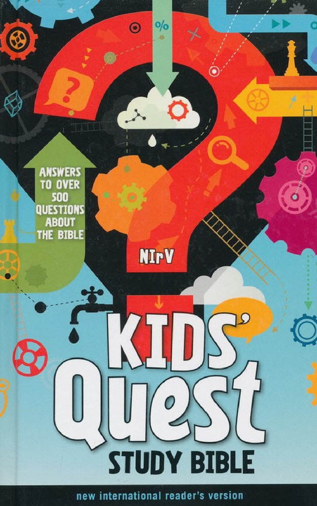 NIrV Kids’ Quest Study Bible Answers to 500 Questions BRAND NEW in Shrink Wrap!!