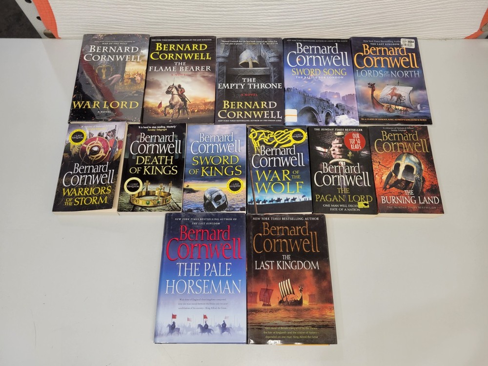 Lot of 13 The Last Kingdom Series Saxon Books by Bernard Cornwell PB/HC L2