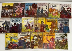 Lot of 17 Moby Books Illustrated Classic Editions Vintage Mini Paperback Books