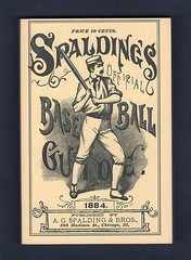1884 SPALDING’S BASEBALL GUIDE | 1987 Horton P.C. ~ 144 pages ~ Scarce REPRINT!