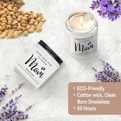 7oz Lavender Soy Wax Candle – Ideal Gift for First-Time Moms and Baby Showers