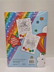 Rainbow Brite Water Painting Book Just Add Water Retro 80s NEW 12 Pages D7