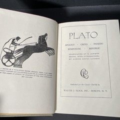 Classics Club Books Plato More Montaigne Erasmus Lot or 4
