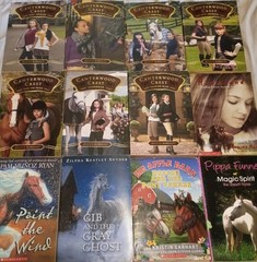 Lot 60+ Vintage to Now Children’s Chapter Books On Horses Saddle Club More Read