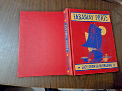 Antique early reader books Far Away Ports , Days in and Days out