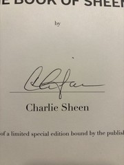 CHARLIE SHEEN THE BOOK OF SHEEN SIGNED AUTOGRAPHED HARDCOVER 1ST EDITION #6