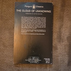 Penguin Classics the cloud of unknowing translated clifton wolters pb 1961