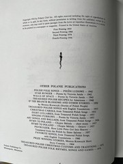 Treasured Polish Songs with English Translations