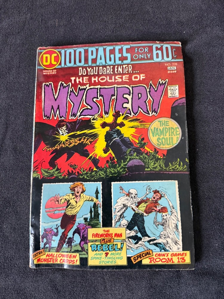 DC: THE HOUSE OF MYSTERY #228, 100 SUPER SPECTACULAR PAGES, 1975, FN/VF (7.0)!