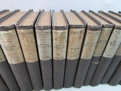 Honore de Balzac 20 Volumes 1899 Antique Distressed Décor Book Set