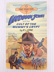 1-7 and 9 Indiana Jones Find Your Fate Adventure books