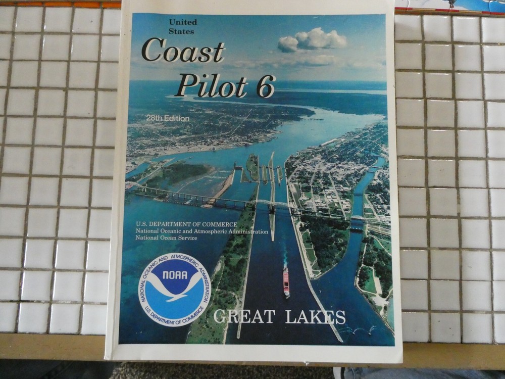 UNITED STATES COAST PILOT 6 28TH ED GREAT LAKES 1998 HYPER DETAILED CHARTS PORTS