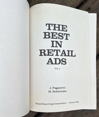 The Best in Retail Ads 1984 Vol. 1 Paganetti Seklemian Fashion Advertising Style