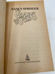 Vintage PB NANCY SPRINGER Chains of Gold. Tor 1988. 1st pbk. Romantic fantasy
