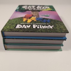 Cat Kid Comic Club by Dav Pilkey Lot of 3 Hardcovers Bundle Kids Books Ages 7-11