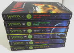 Warriors The Prophecies Begin Paperback Books 1-6 ( 1 2 3 4 5 6 ) Erin Hunter