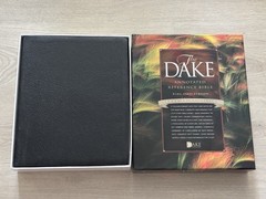 KJV Dake Annotated Reference Bible, Red Letter, Large Print Black Bonded Leather