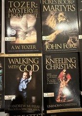 24 Christian Classic Book Lot: 18 CLEAN/UNMARKED/6 Bonus Tozer, Murray 6 w/ CDs
