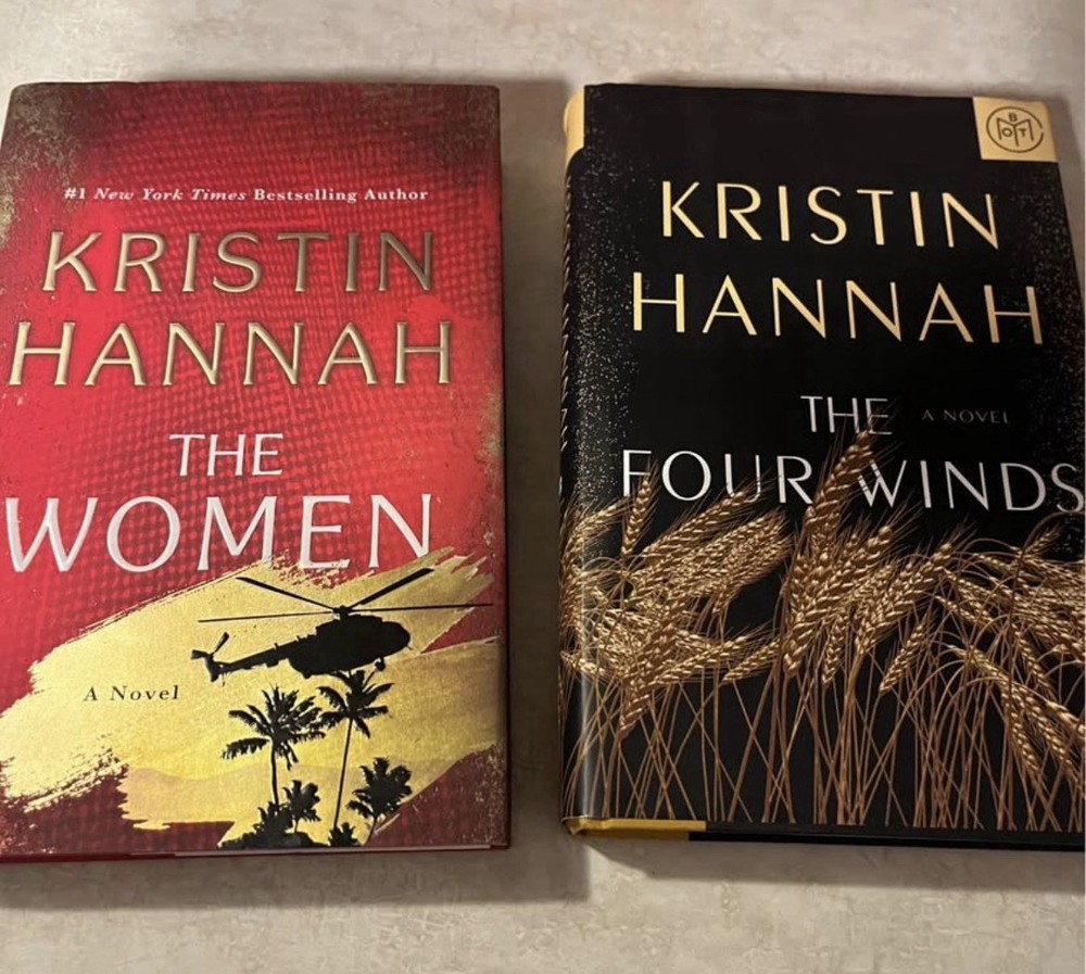Kristin Hannah the Four Winds And The Woman Hardcover Like New Set