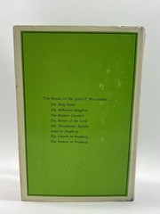 The Millennial Kingdom by John F. Walvoord 1974 Eight Printing SIGNED