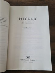 Hitler: 1889-1936 Hubris, Kershaw, Ian, 9780393320350