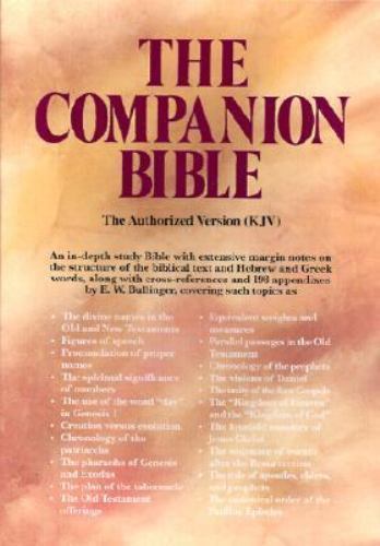 The Companion Bible: King James Version (Black Bonded Leather), Bullinger, E. W.