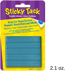 No Mess & Damage-Free Strong Adhesive Blue Sticky Tack – 2.1 Oz. (1 Pc.) – Ideal