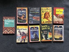 Vintage Paperbacks 50s 60s Lot x 9 POCKET BOOK Mix