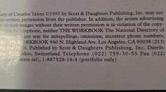 🔥🔥1997 THE WORKBOOK: THE NATIONAL DIRECTORY OF CREATIVE TALENT – HARDBACK BOOK