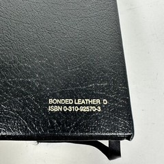 NIV Study BIBLE 1995 Black Bonded Leather 1984 10th Anniversary Zondervan