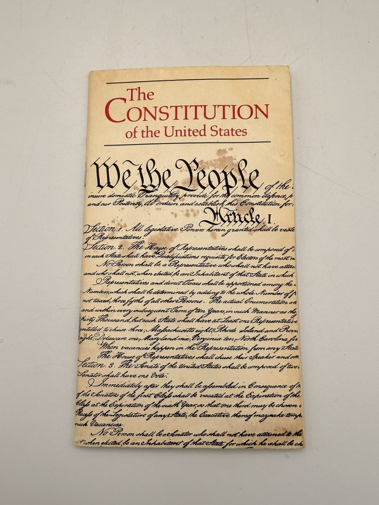 Pocket Constitution of the United States-Bicentennial Commission Ed. 6.25″ x3.5″