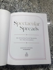 Spectacular Spreads by Maegan Brown (2020s, Hardcover, Rock Point, Cookbook)