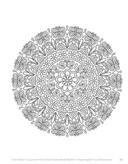 Colorful Creations Butterfly Mandalas: Coloring Book Pages Designed to…