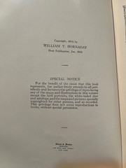 Our Vanishing Wild Life by William T. Hornaday