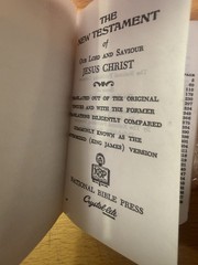 Vtg New Testament 1968 Pocket The National Bible Press Pre Owned