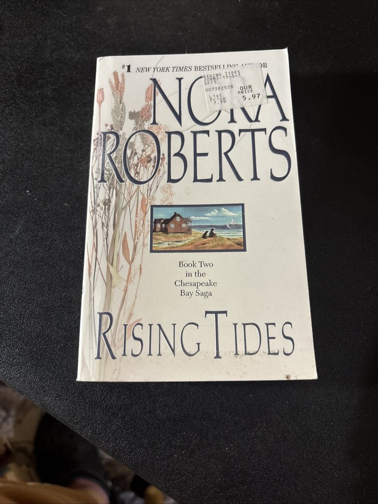 1998 „Rising Tides” Book by Nora Roberts – Used, 342 Pages, Paperback